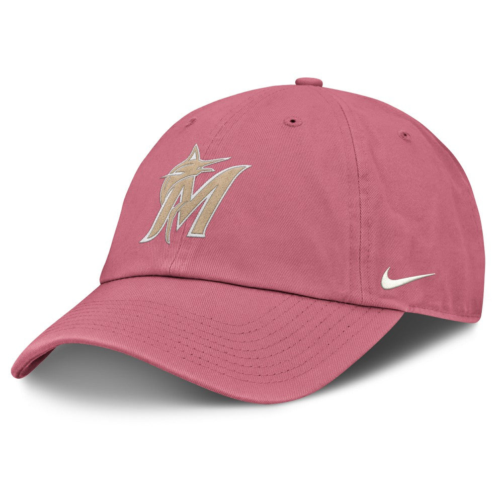 Miami Marlins Unisex Mother's Day Club Adjustable Hat Pink