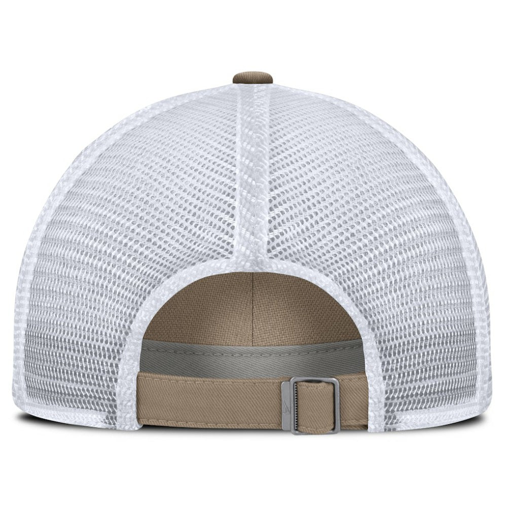 San Francisco Giants Unisex Mother's Day Club Trucker Adjustable Hat Khaki/White