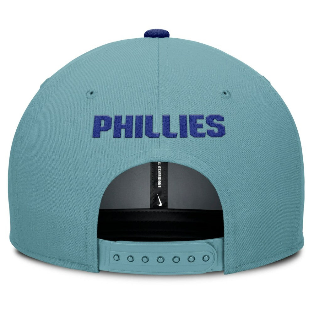 Philadelphia Phillies Father's Day Pro Performance Snapback Hat Turquoise