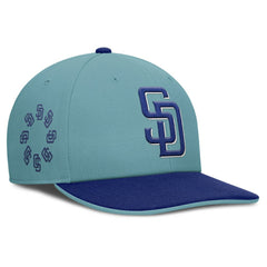 San Diego Padres Father's Day Pro Performance Snapback Hat Turquoise