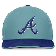 Atlanta Braves Father's Day Pro Performance Snapback Hat Turquoise