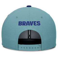 Atlanta Braves Father's Day Pro Performance Snapback Hat Turquoise
