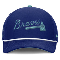 Atlanta Braves Father's Day Rise Adjustable Hat Royal