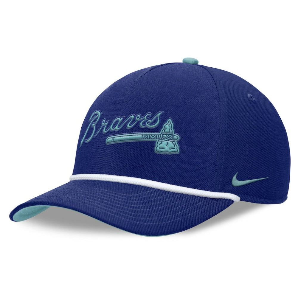 Atlanta Braves Father's Day Rise Adjustable Hat Royal