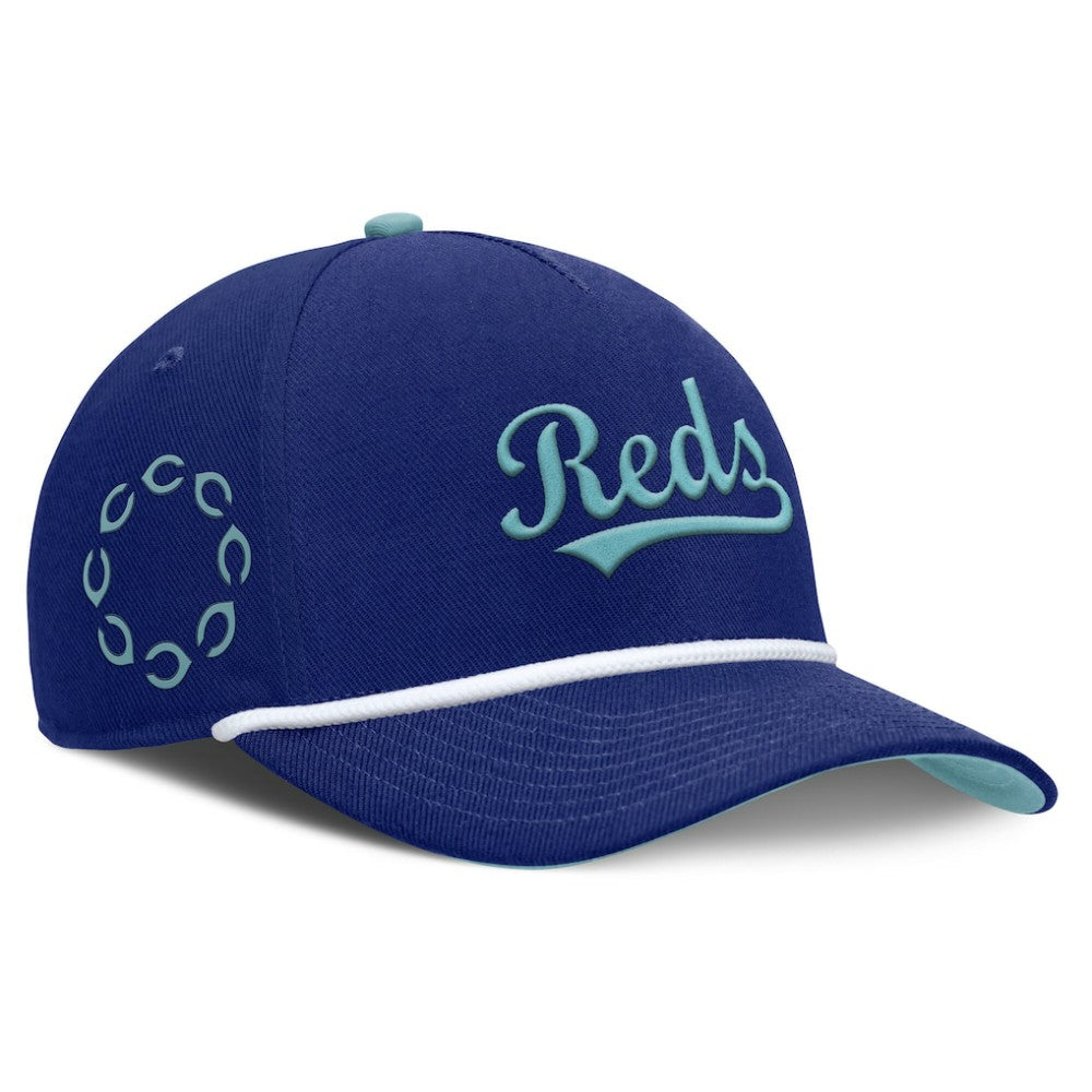 Cincinnati Reds Father's Day Rise Adjustable Hat Royal
