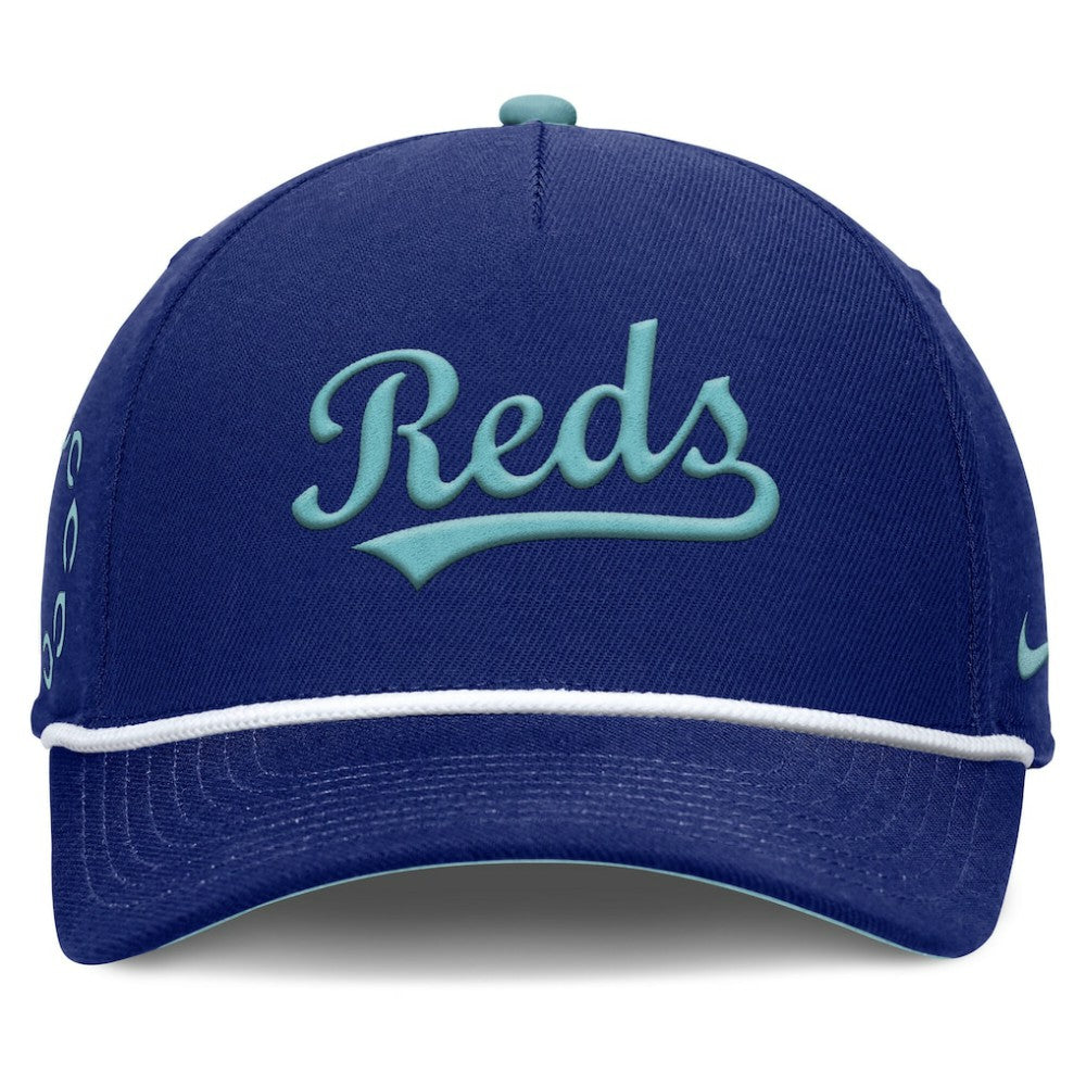 Cincinnati Reds Father's Day Rise Adjustable Hat Royal