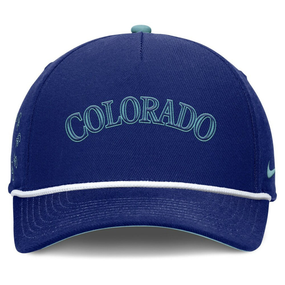 Colorado Rockies Father's Day Rise Adjustable Hat Royal
