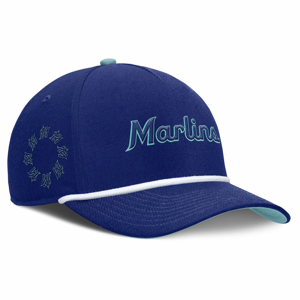 Miami Marlins Father's Day Rise Adjustable Hat Royal