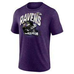 Baltimore Ravens Purple End Around Tri-Blend T-Shirt cheap