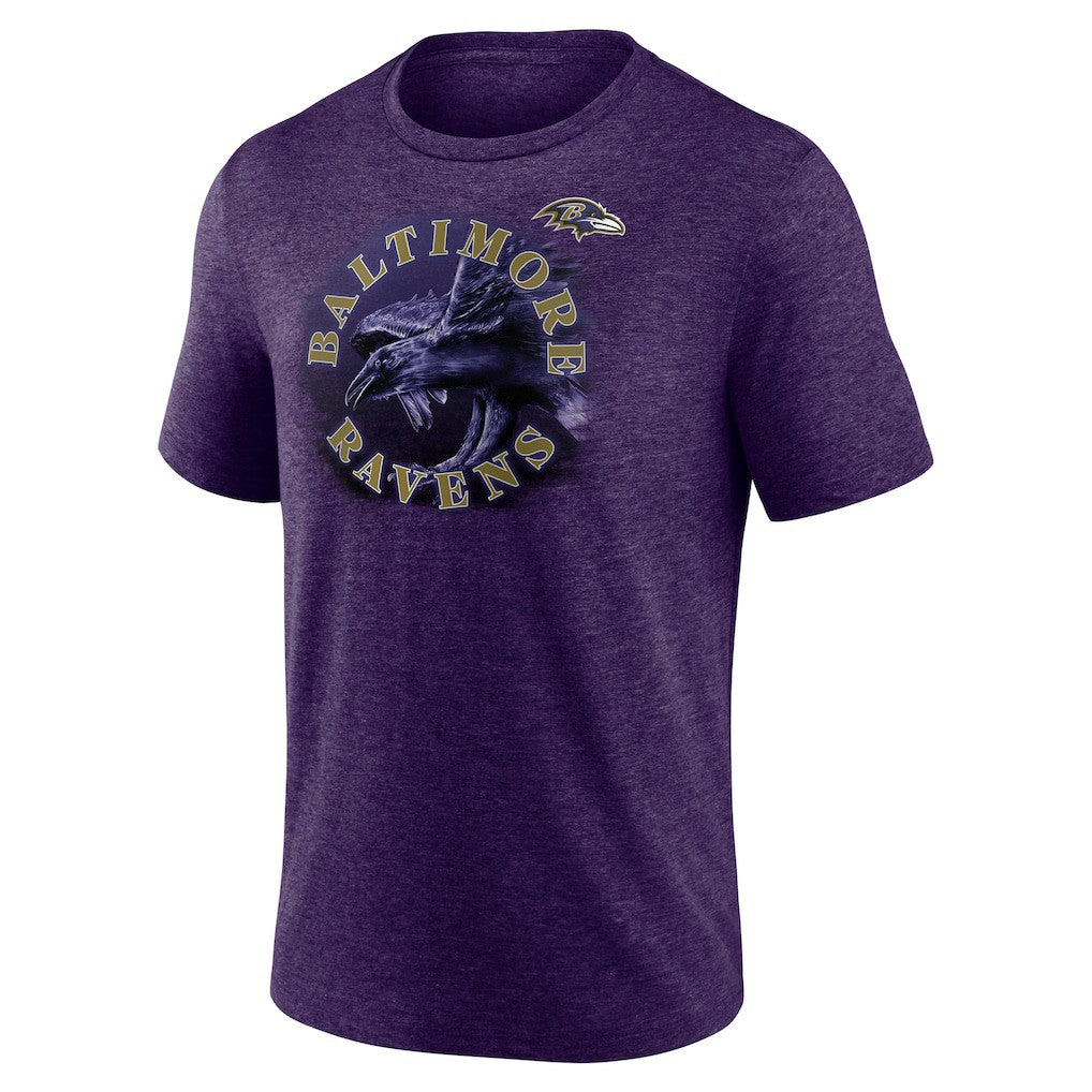 Baltimore Ravens Purple Sporting Chance Tri-Blend T-Shirt discount
