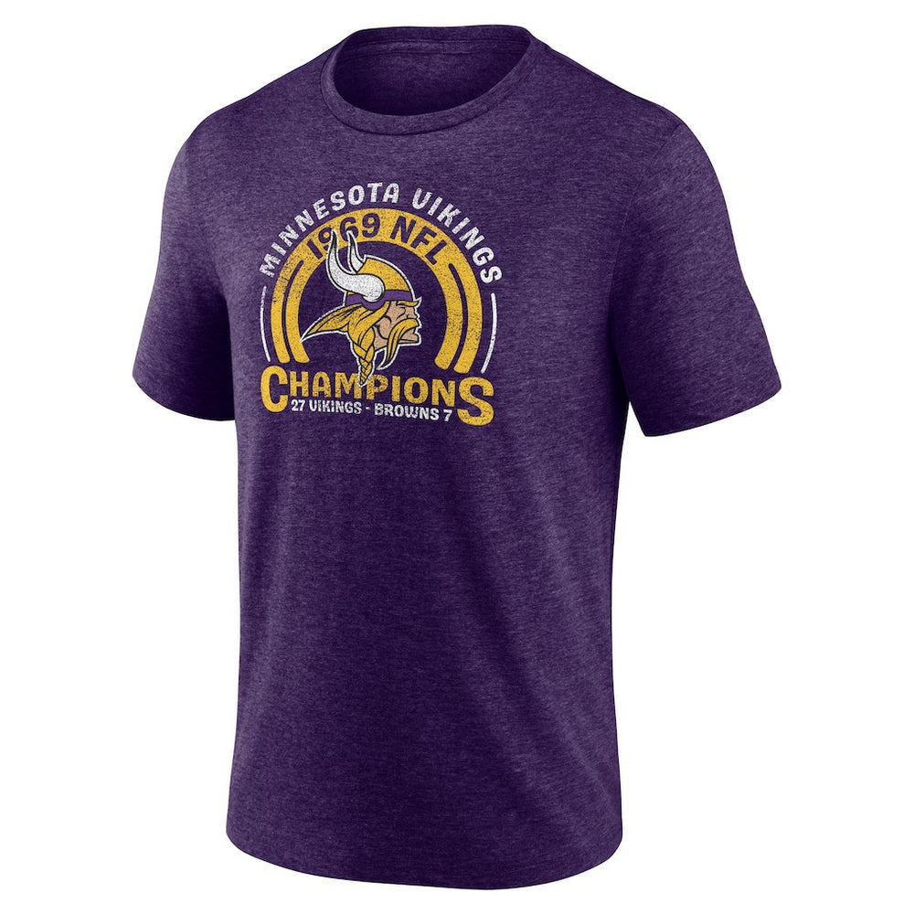Minnesota Vikings Purple Homtown Old Fashioned Tri-Blend T-Shirt on sale