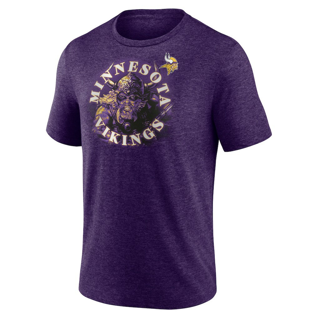 Minnesota Vikings Purple Sporting Chance Tri-Blend T-Shirt on sale
