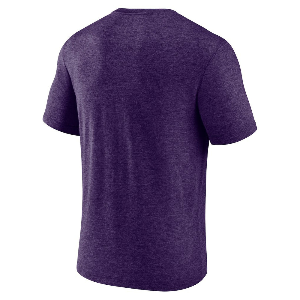 Minnesota Vikings Purple Sporting Chance Tri-Blend T-Shirt on sale