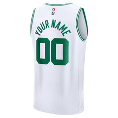 Boston Celtics Fast Break Custom Jersey - Association Edition - White for sale