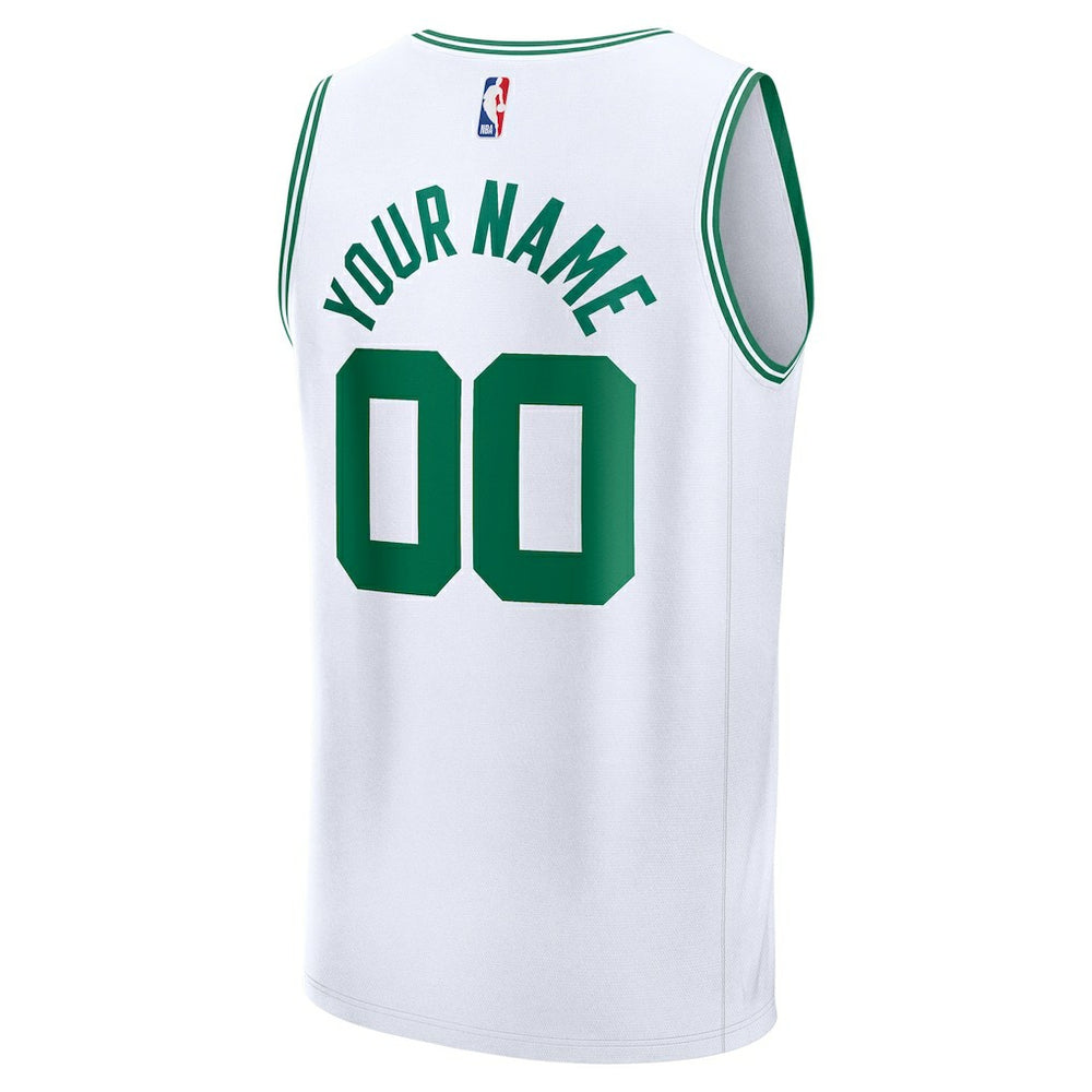 Boston Celtics Youth Fast Break Custom Replica Jersey - White - Association Edition shop