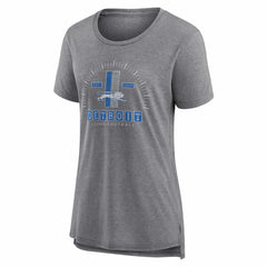 Detroit Lions Women's Vintage Graphic Tri-Blend Scoop Neck T-Shirt - Gray cheap