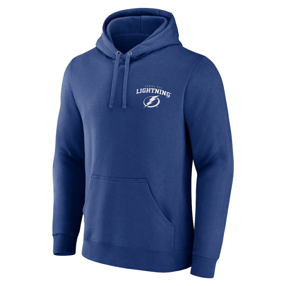 Tampa Bay Lightning Blue Team Lockup Pullover Hoodie Hoodies