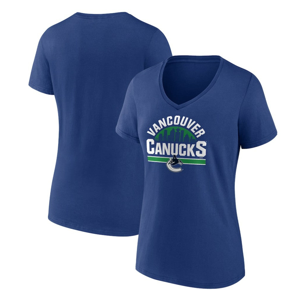 Vancouver Canucks Women's Represent T-Shirt - Blue T-shirts
