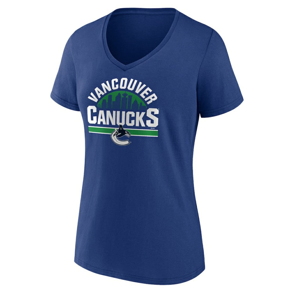 Vancouver Canucks Women's Represent T-Shirt - Blue T-shirts
