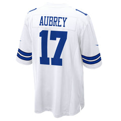Brandon Aubrey Dallas Cowboys Game Jersey - White for sale