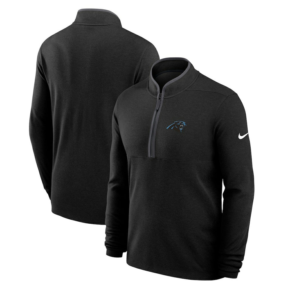 Carolina Panthers Lightweight Victory Dri-FIT Half-Zip Pullover - Black online