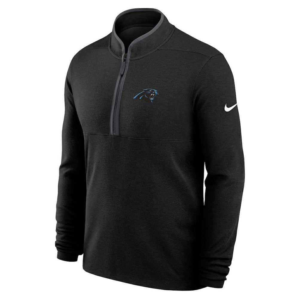 Carolina Panthers Lightweight Victory Dri-FIT Half-Zip Pullover - Black online