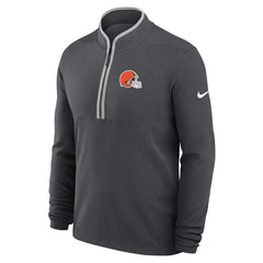 Cleveland Browns Lightweight Victory Dri-FIT Half-Zip Pullover - Anthracite discount