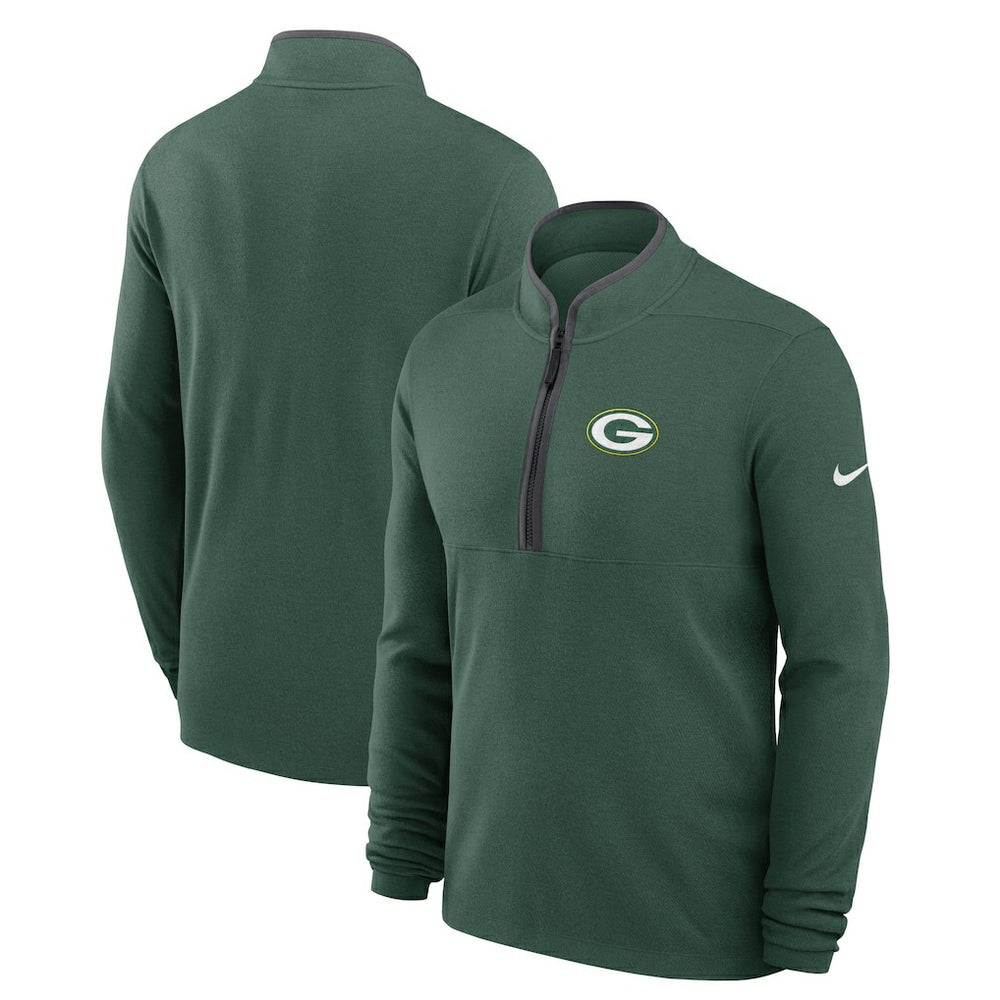 Green Bay Packers Lightweight Victory Dri-FIT Half-Zip Pullover - Green outlet