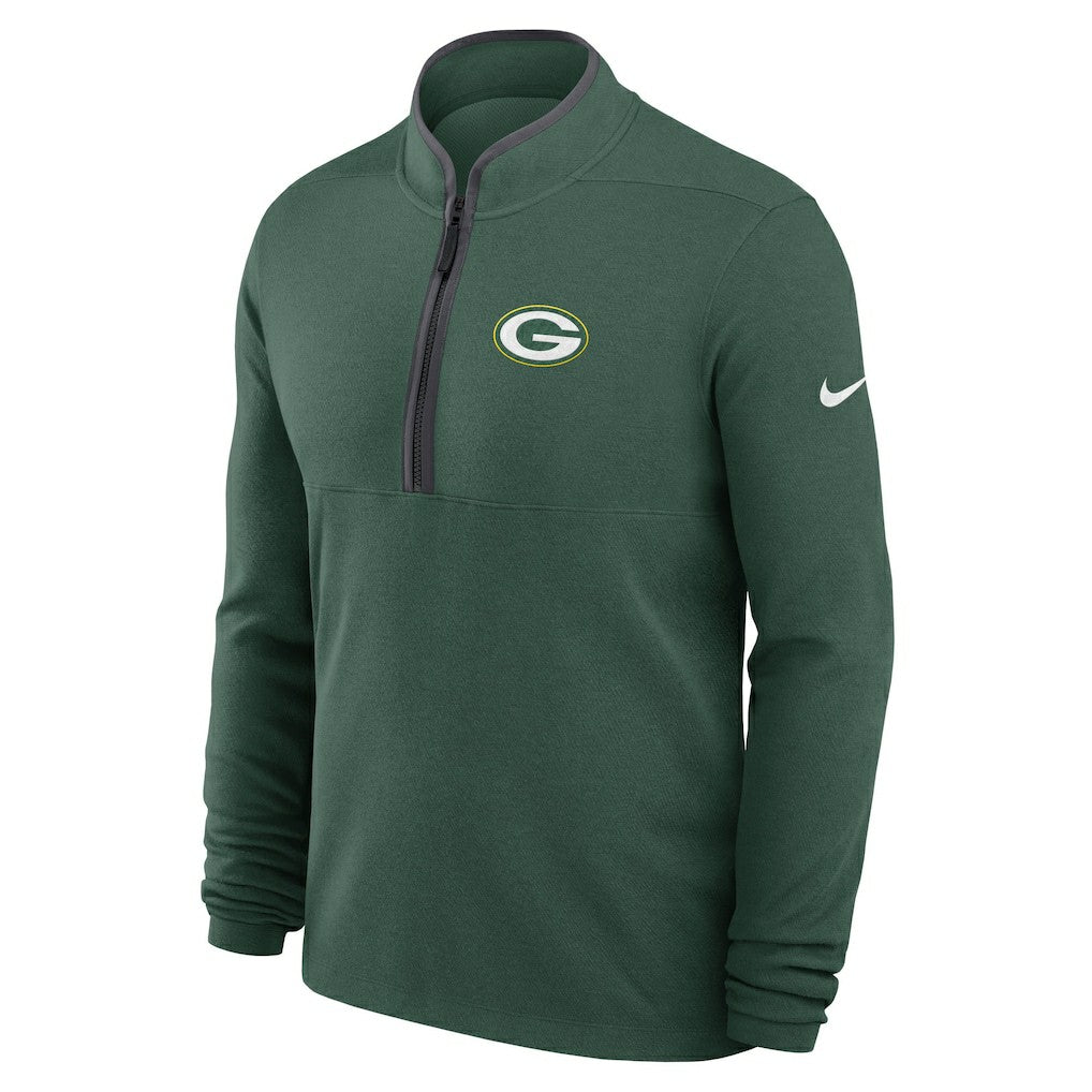 Green Bay Packers Lightweight Victory Dri-FIT Half-Zip Pullover - Green outlet