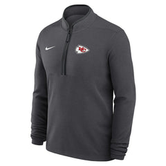 Kansas City Chiefs Lightweight Victory Dri-FIT Half-Zip Pullover - Anthracite for sale