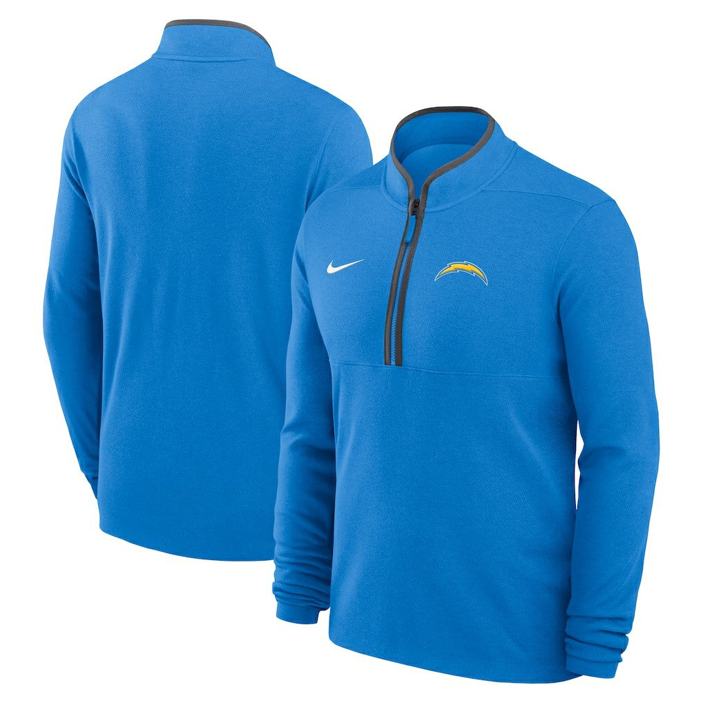 Los Angeles Chargers Lightweight Victory Dri-FIT Half-Zip Pullover - Powder Blue online
