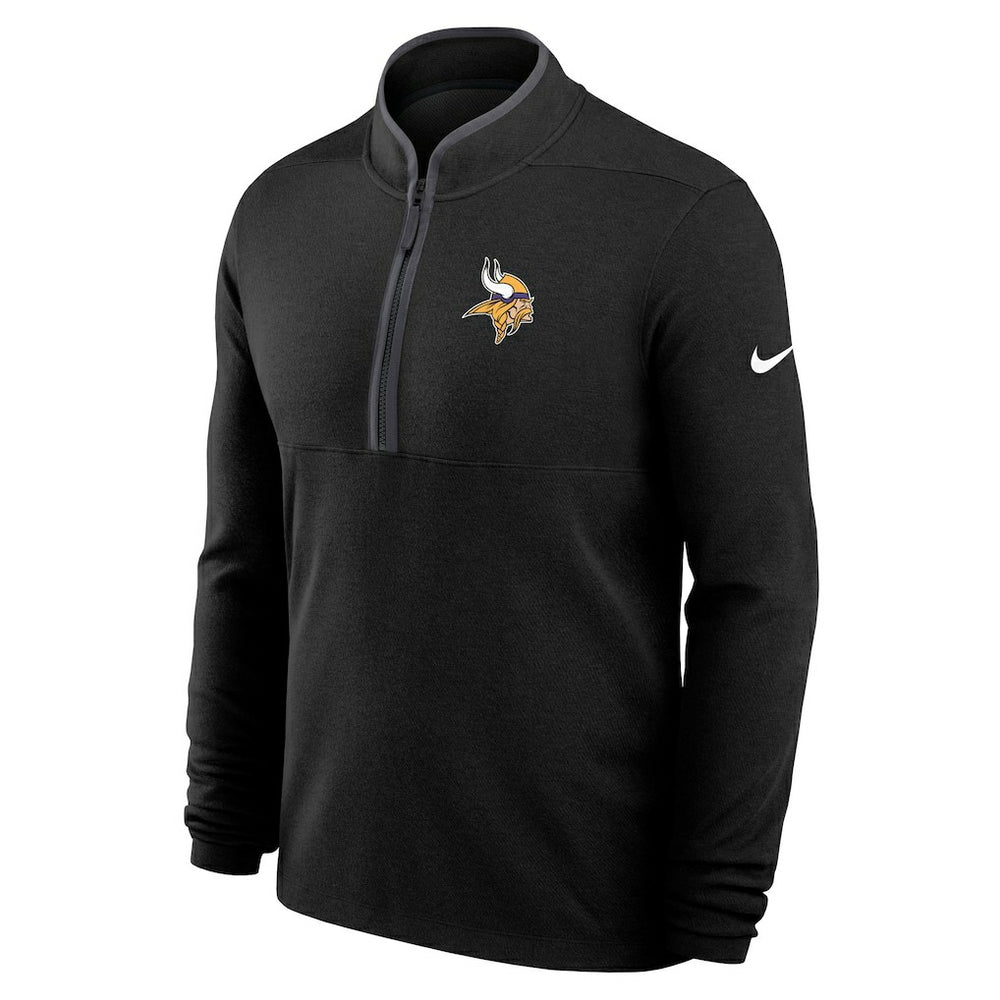 Minnesota Vikings Lightweight Victory Dri-FIT Half-Zip Pullover - Black cheap