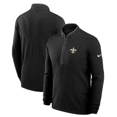 New Orleans Saints Lightweight Victory Dri-FIT Half-Zip Pullover - Black on sale