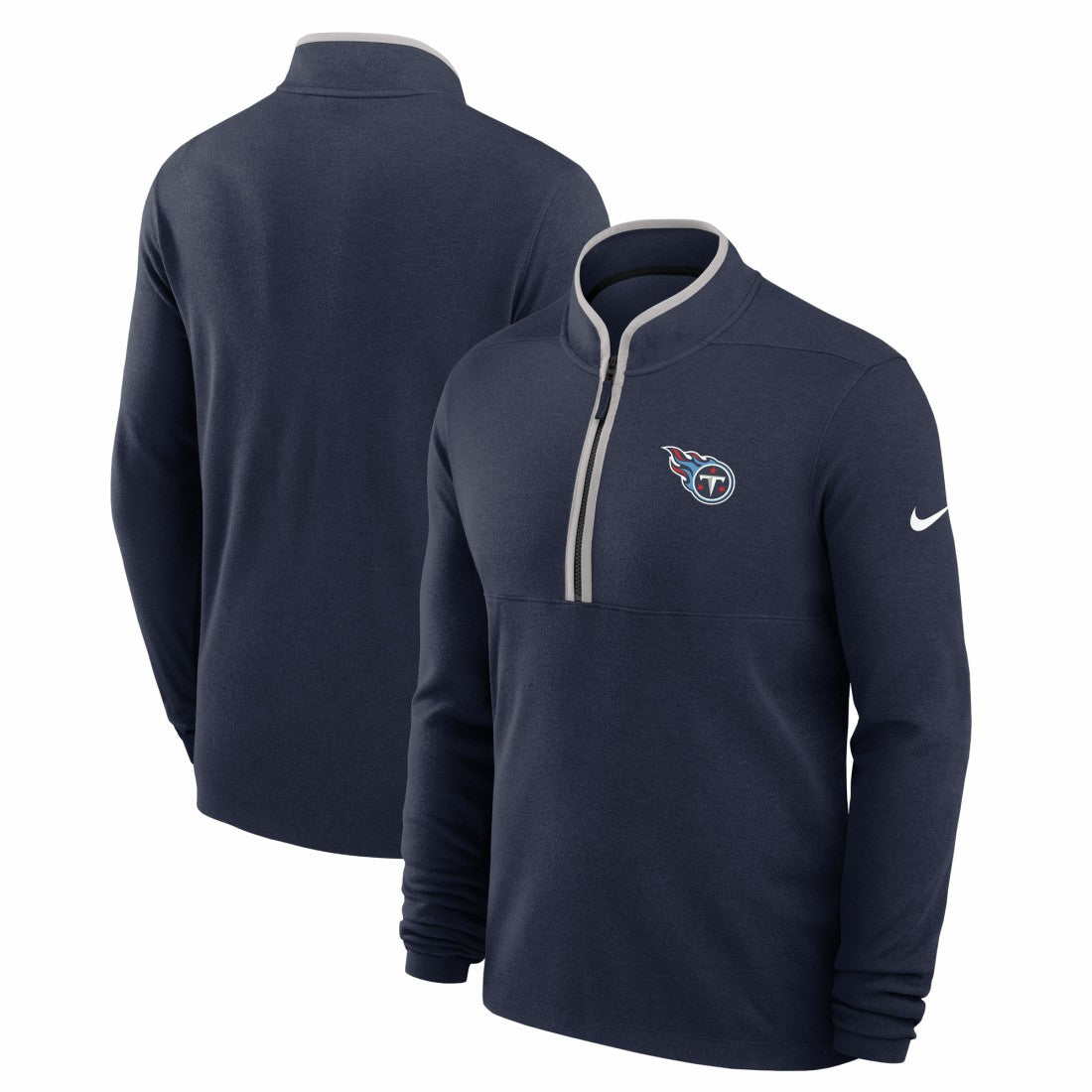 Tennessee Titans Lightweight Victory Dri-FIT Half-Zip Pullover - Navy discount