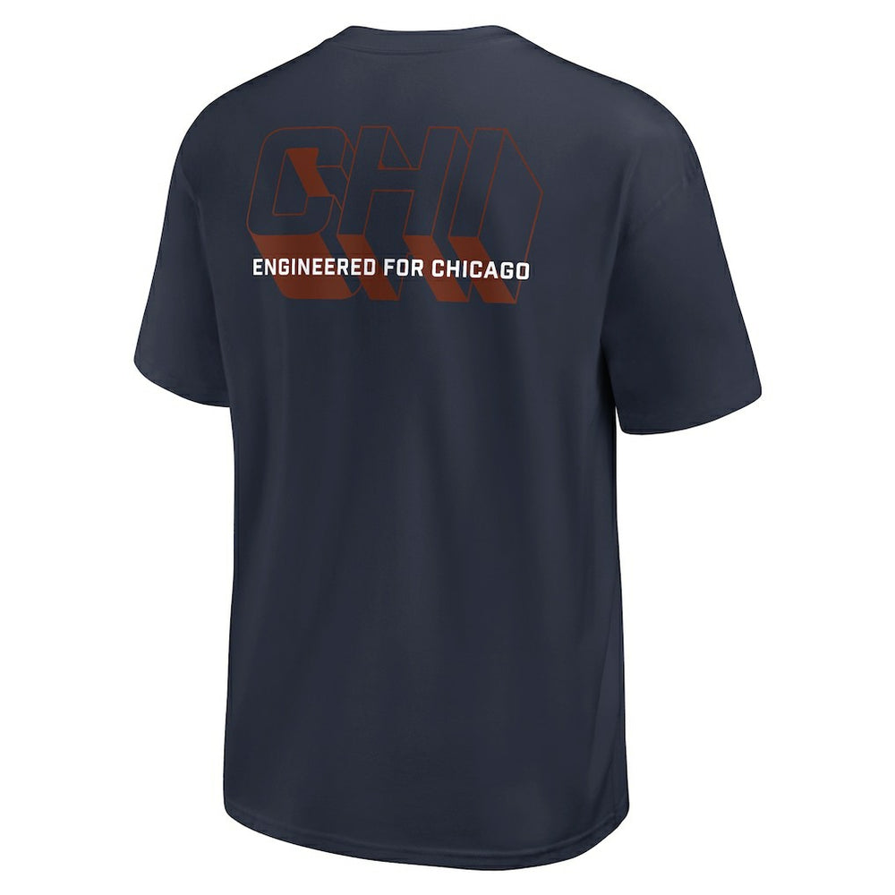 Chicago Bears Dominate The Game Essential Max90 T-Shirt - Navy sale