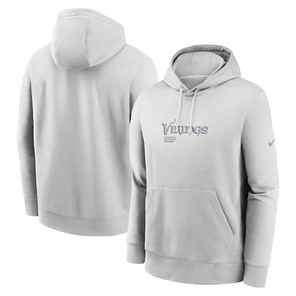 Minnesota Vikings Edge Pack French Terry Club Pullover Hoodie - Gray sale