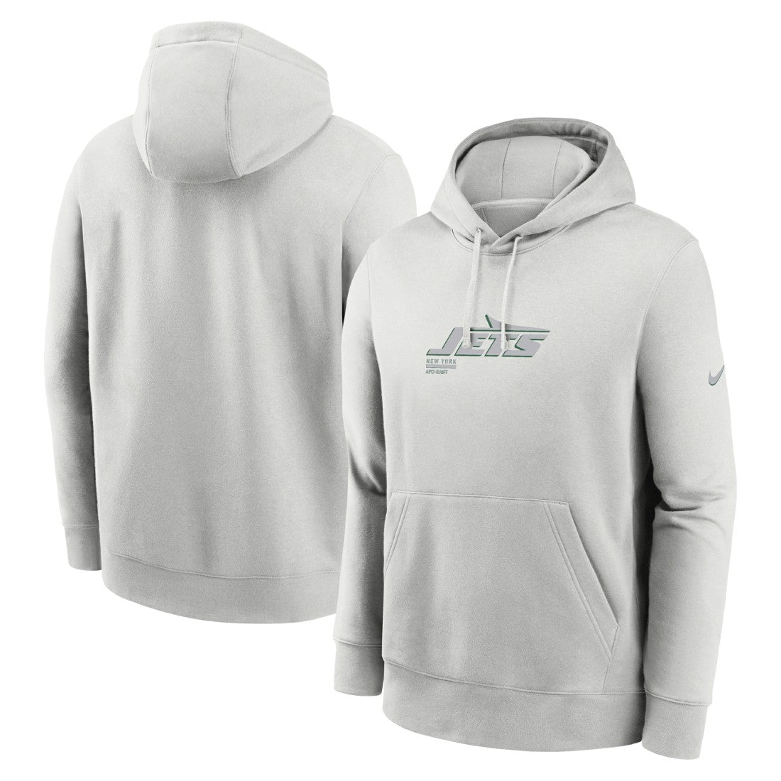 New York Jets Edge Pack French Terry Club Pullover Hoodie - Gray on sale