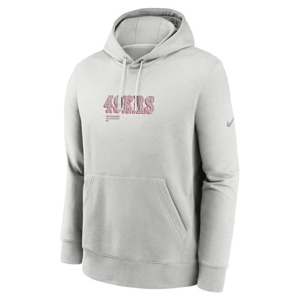 San Francisco 49ers Edge Pack French Terry Club Pullover Hoodie - Gray online