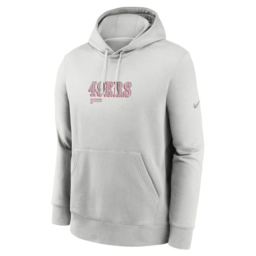 San Francisco 49ers Edge Pack French Terry Club Pullover Hoodie - Gray online