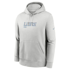 Detroit Lions Edge Pack French Terry Club Pullover Hoodie - Gray outlet