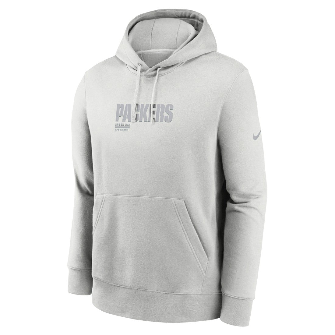 Green Bay Packers Edge Pack French Terry Club Pullover Hoodie - Gray discount