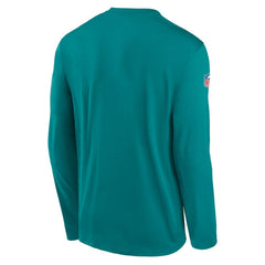 Miami Dolphins Legend Small Logo Dri-FIT Long Sleeve T-Shirt - Aqua discount