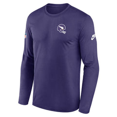 Minnesota Vikings Legend Small Logo Dri-FIT Long Sleeve T-Shirt - Purple sale