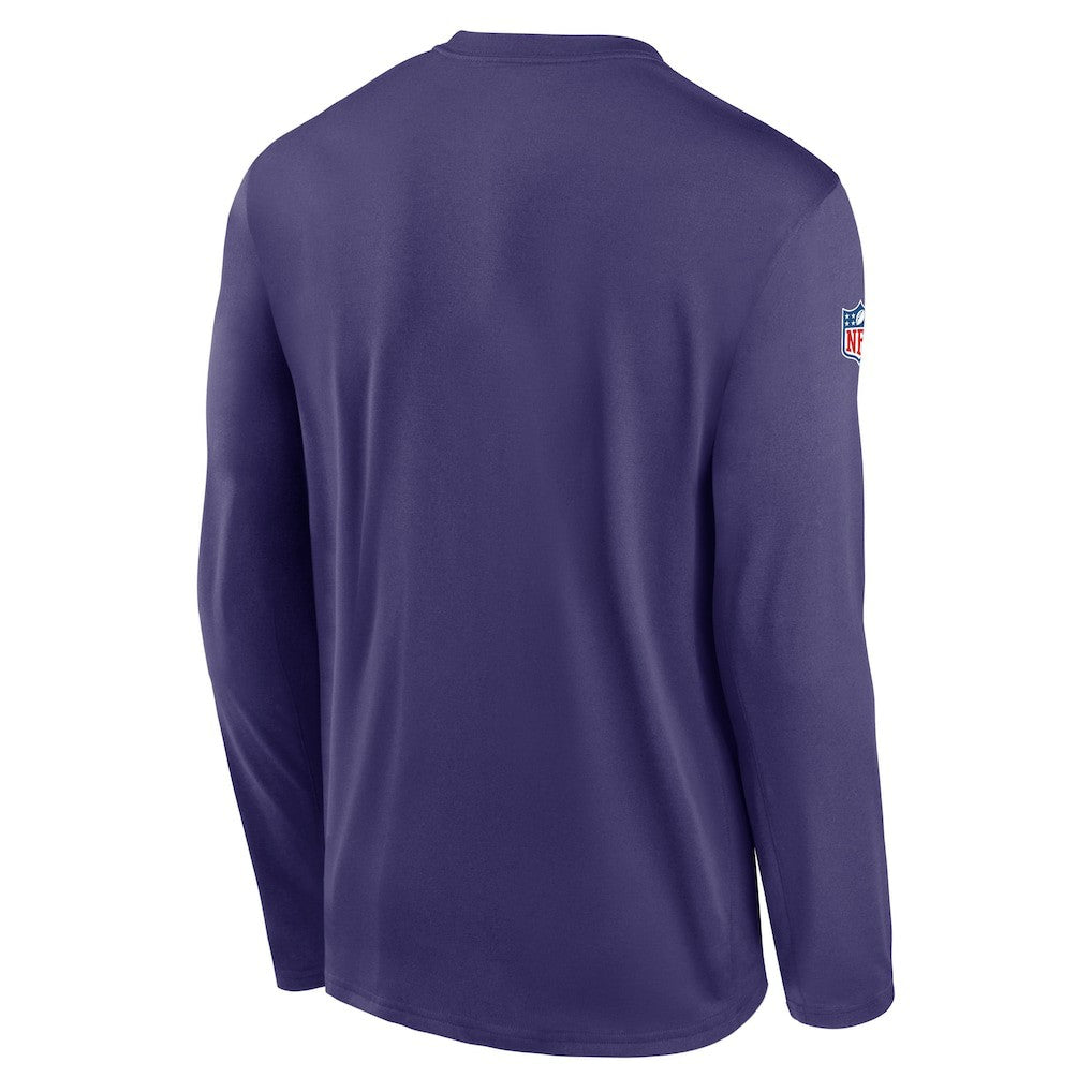 Minnesota Vikings Legend Small Logo Dri-FIT Long Sleeve T-Shirt - Purple sale