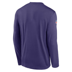 Minnesota Vikings Legend Small Logo Dri-FIT Long Sleeve T-Shirt - Purple sale