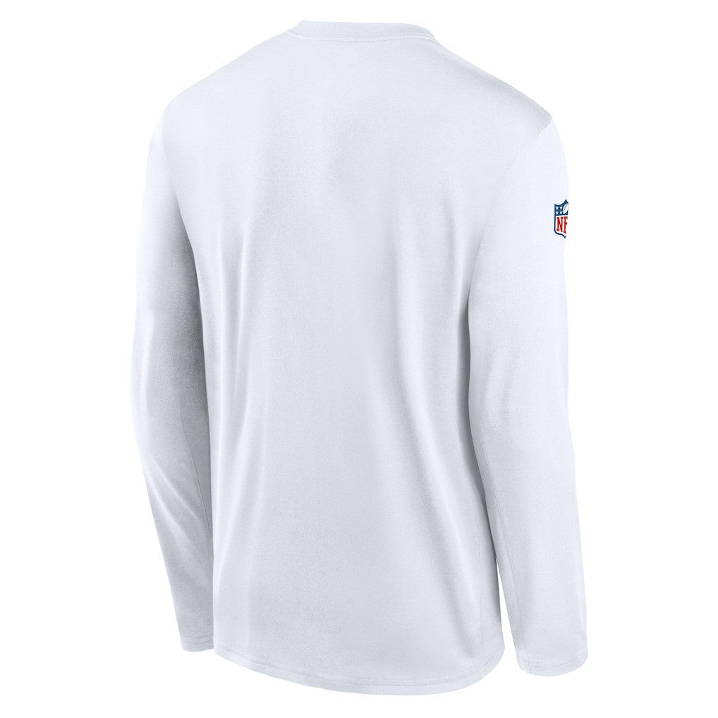 New York Jets Legend Small Logo Dri-FIT Long Sleeve T-Shirt - White discount