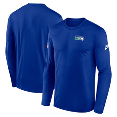 Seattle Seahawks Legend Small Logo Dri-FIT Long Sleeve T-Shirt - Royal discount