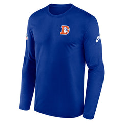 Denver Broncos Legend Small Logo Dri-FIT Long Sleeve T-Shirt - Royal for sale