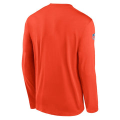 Cleveland Browns Legend Small Logo Dri-FIT Long Sleeve T-Shirt - Orange cheap