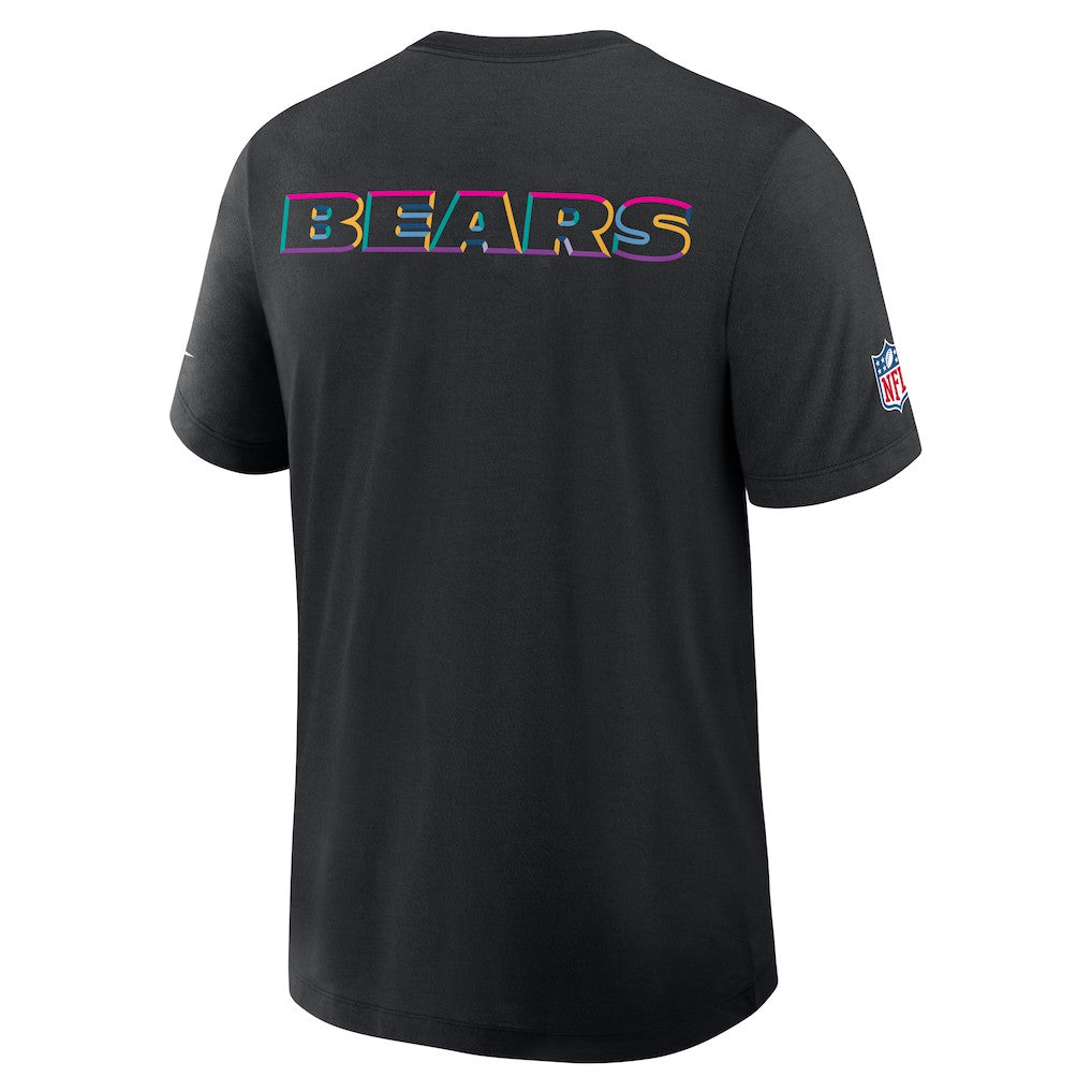 Chicago Bears 2025 NFL Crucial Catch Tri-Blend Dri-FIT T-Shirt - Black for sale